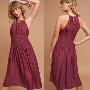 Anthropologie Moulinette Soeurs Halter Midi Dress